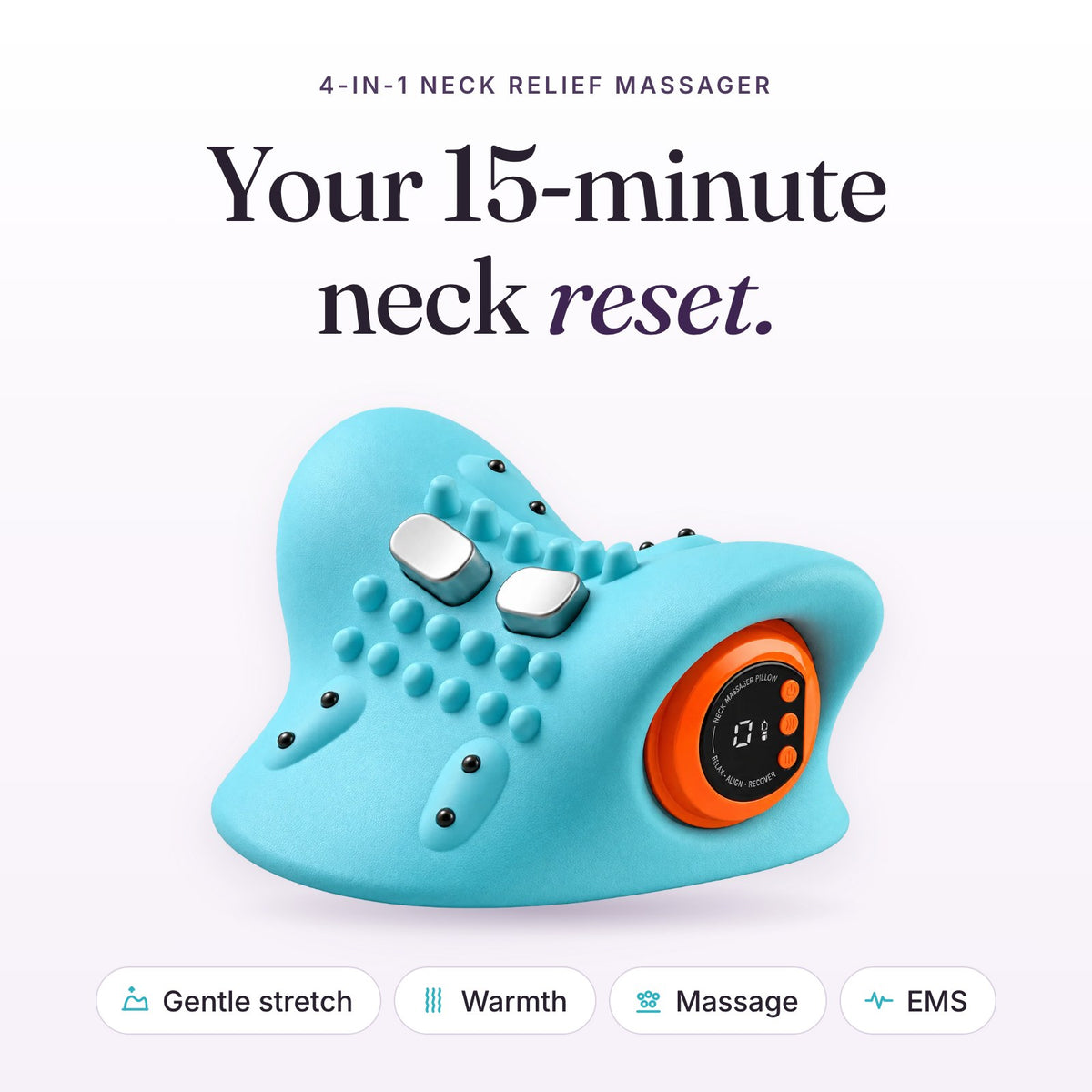 Mirmae 4-in-1 Neck Relief Massager: your 15-minute neck reset