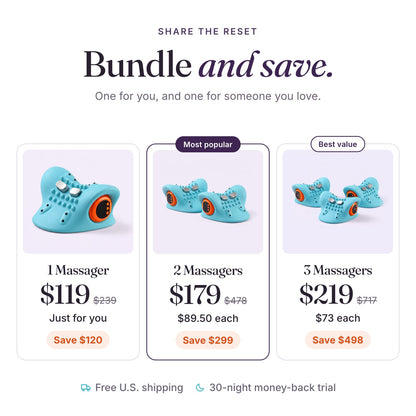 Mirmae bundles: 1, 2 or 3 massagers