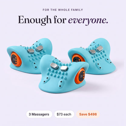 Three Mirmae massagers